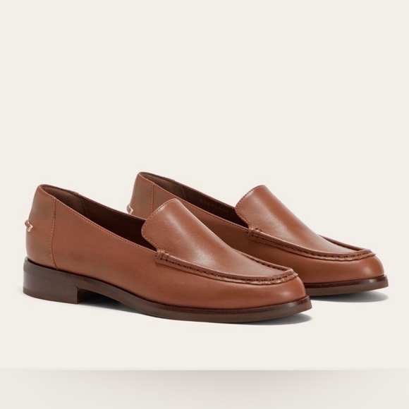 Everlane Shoes - Everlane Tan Leather Loafers NEW